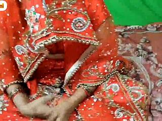 we fuck hard on our wedding night, bending over for anal