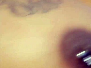 Blackvelvet Gets Caught Playing With Her Plump Pussy!