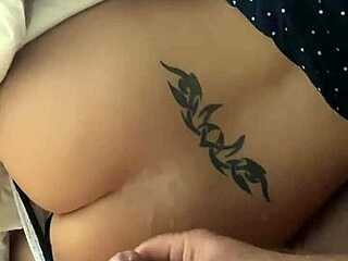lisa's tattooed ass in wife masturbation scene