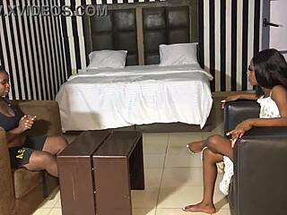 Black Eve's First Coming with Her Friend's Seductive Touch