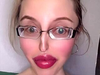 In part 1 this narrative shares a story in russian language with huge glasses focus and strong accent details.