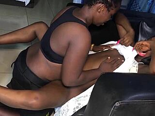 Black Eve's First Coming with Her Friend's Seductive Touch