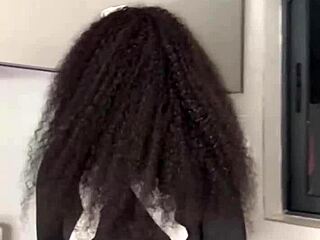 Ebony House Maid Caught Riding Her Boss - Full Video On Xred