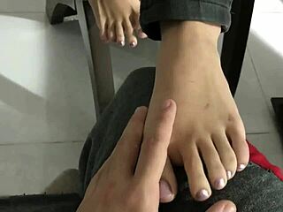 My stepbrother gives horny massage leading to deepthroat