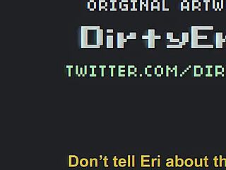 in metal slug, the character with glasses gives a blowjob