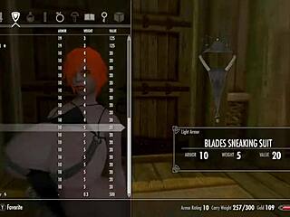 Wow, Big Booty Redhead Nude in Skyrim!