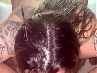 Super slut loves dick in throat and cum with latina panties