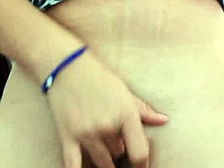 The sexy Colombian girl feels intense pleasure while masturbating her wet vagina