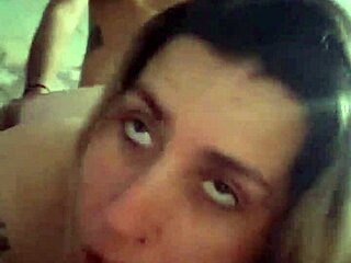 Latina Slut Sucks Cock to Cum