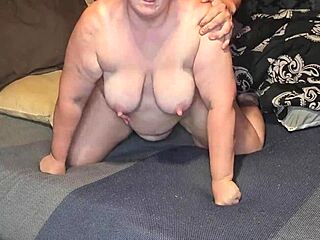 Doggie Style Creampie Featuring Mature Woman