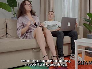 Shame4k Lechery Letter Beats Love with Russian Mature Bitch