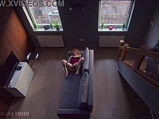 i got caught masturbating by roommate and i just kept going while he watched me in dorm flashing taboo