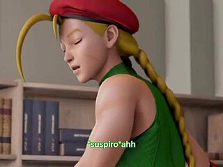 Cammy battles Yuri in steamy futanari clash by Redmoa.