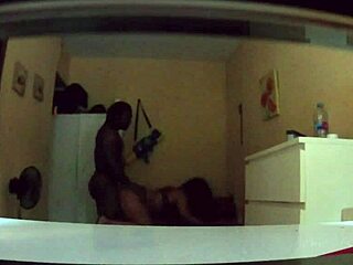 homemade interracial encounter between black and amateur partners