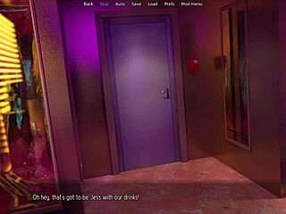 Halfway house episode with cute curvy characters in outfits