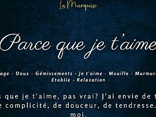 Parce que je t'aime, I love masturbating sensually with my big tits and reaching orgasm 😍 French solo