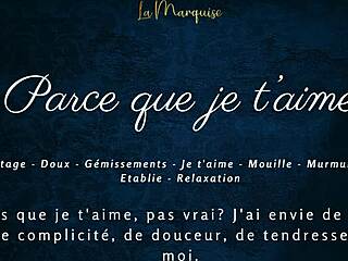 Parce que je t'aime, I love masturbating sensually with my big tits and reaching orgasm 😍 French solo