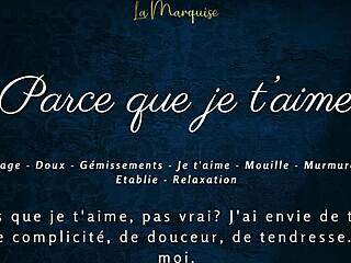 Parce que je t'aime, I love masturbating sensually with my big tits and reaching orgasm 😍 French solo