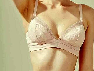 Cute lingerie models posing in flower panties