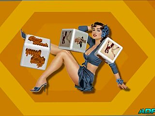 Spanish blonde enjoys oral treats