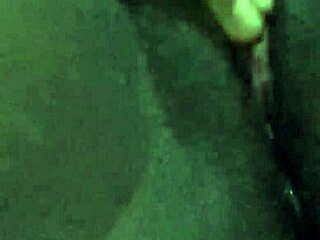 black wet pussy solo masturbation turns homemade creampie