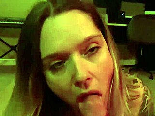 Monday Night Eruption with a Sexy Wife's Slutty Blowjob