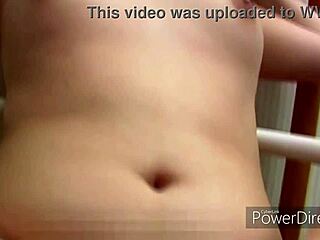 amateur old guy blindfolded messing with wet pussy