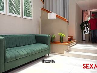 emily thorne pays husband's debt with quick sex in heels