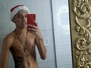 Punheta no Natal Antes da Ceia