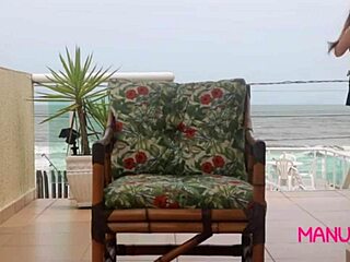 i caught manu fox masturbating at home in front of the beach - rubens badaró production