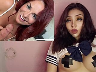 busty milf fucks stepson alone at home