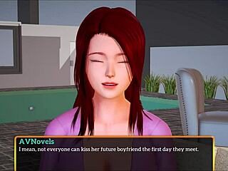 My new family with big tits, ass, and redhead in the game