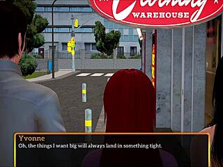 My new family with big tits, ass, and redhead in the game