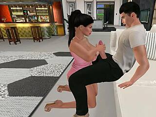Kim's Friend Gives Cheating Lap Dance To Husband While Dancing Seductively