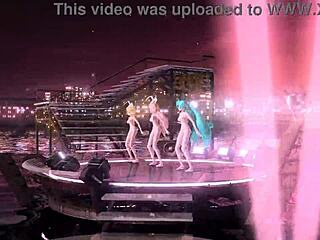 Hatsune miku rin luka in nude bunny costume