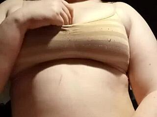 Tiny 18+ Plays With Big Tits