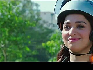 Tamanna in shorts showing legs