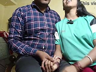 indijska vroča desi šolarka nagnjena za na prostem jebanje