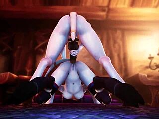 I love this draenei threesome with anal action.