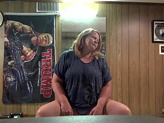 Accidental Creampie With Dildo