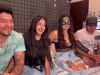 Vaihtavat puolisot haastattelussa