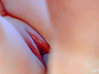 Close-up of wet puffy pussy butt plug anal fuck and creampie homemade