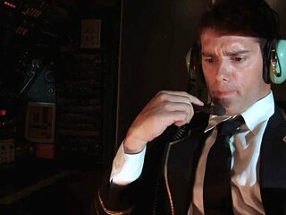 Madelyn Marie FUCKS the Captain in the Cockpit During Red Eye Flight!