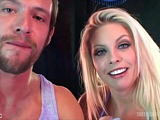 Finger Me Paint - Blonde Barefoot Babe Gets Fingered In Casting Interview With Dirty Talk!