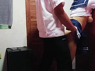 Senior High Pinay Student Bent Over, Showing Big Ass in Viral Homemade Scene!