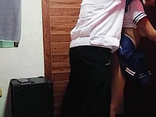 Senior High Pinay Student Bent Over, Showing Big Ass in Viral Homemade Scene!