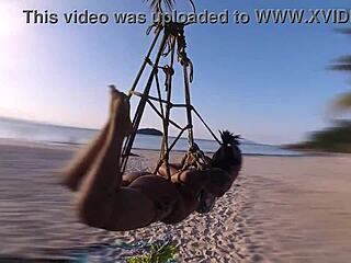 Shibari Master Episode 2 Brunette In Coconut Tree