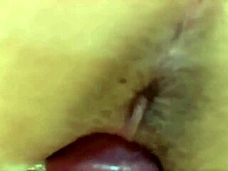 Wrong Hole Fills Skinny Latina Ass With Cum!