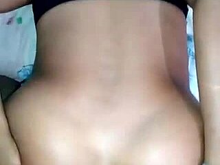 Feeling the deep anal pleasure as a whore gets head in ass.