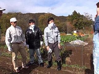 Hot horny japanese lady maki houjyou makes him creampie her hairy pussy